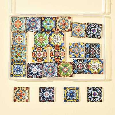 1 Bag Glass Cabochons GGLA-FS0001-20B-1