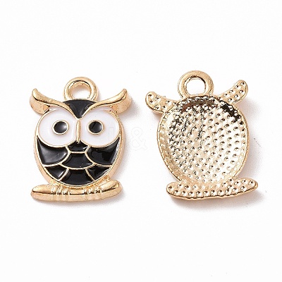 Alloy Enamel Pendants ENAM-B054-02G-01-1
