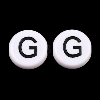 Opaque Acrylic European Beads AC-CBA3BDD-01G-1