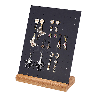 Acrylic 70 Holes Earring Display Stands EDIS-WH0006-13-1