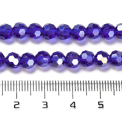Transparent Glass Beads EGLA-A035-T6mm-B06-1