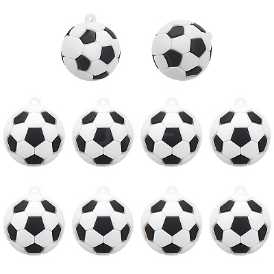 10Pcs PVC & Iron Charms FIND-SC0022-19-1