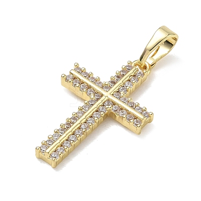 Brass with Crystal Rhinestone Pendants RB-CBA6830-03G-02-1