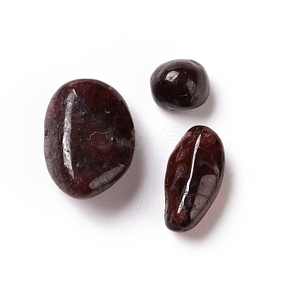 Natural Garnet Chip Beads G-O103-15S-1