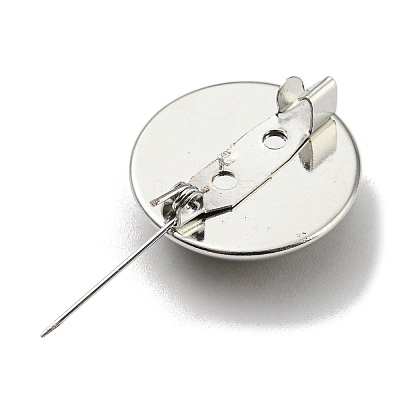 Round Glass Brooches FIND-Q096-01D-1