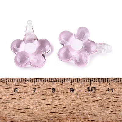 Handmade Lampwork Pendants LAMP-Q039-21E-1