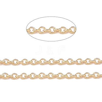 Yellow Gold Filled Cable Chains CHC-M023-16G-1