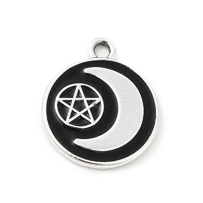 Alloy Enamel Pendants ENAM-I053-D07-1