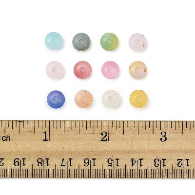 360Pcs 12 Colors Frosted Transparent Acrylic Beads OACR-FS0002-23-1
