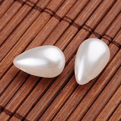 Teardrop Imitation Pearl Acrylic Beads OACR-L004-6048-1