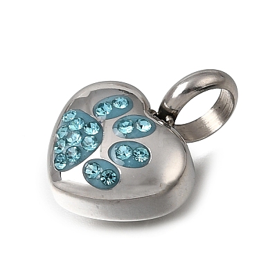 304 Stainless Steel Rhinestone Pendants RB-CBA0A16-01P-01-1