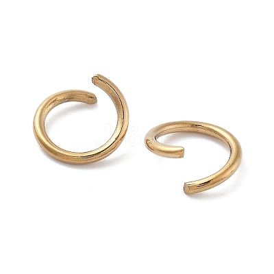 Ion Plating(IP) 304 Stainless Steel Open Jump Rings STAS-M081-01G-03-1