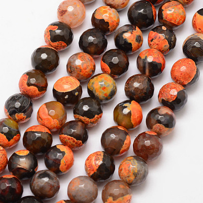 Natural Fire Crackle Agate Bead Strands X-G-K166-06F-12mm-04-1