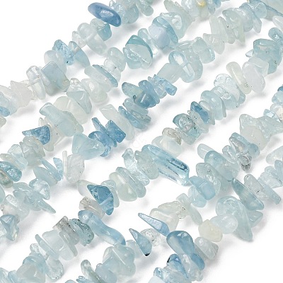 Natural Aquamarine Beads Strands G-E271-96A-01-1
