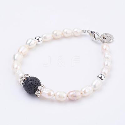 Freshwater Pearl Bracelets BJEW-JB03319-1