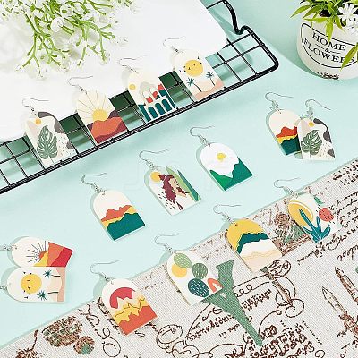 DIY Dangle Earring Making Kits DIY-NB0005-18-1