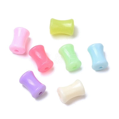 Opaque Acrylic Beads OACR-A020-07-1