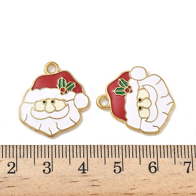 304 Stainless Steel Enamel Pendants STAS-L300-012G-06-1