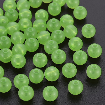 Imitation Jelly Acrylic Beads MACR-S373-66-EA06-1