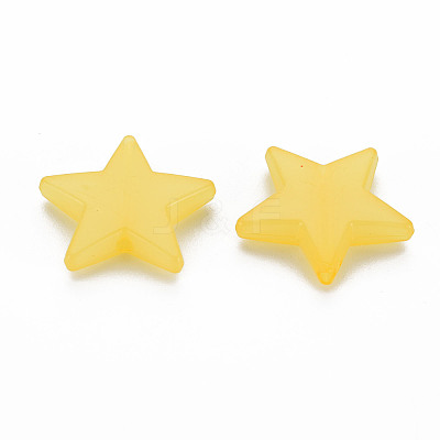 Imitation Jelly Acrylic Beads X-MACR-S373-90-E07-1