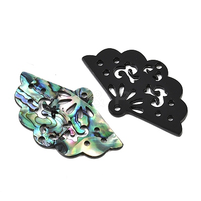 Acrylic Shell Pendants OACR-B039-02-1