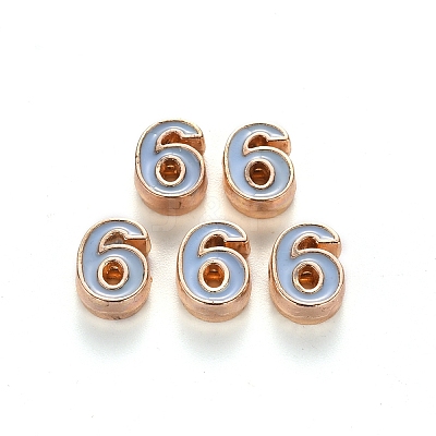Alloy Enamel Beads ENAM-R055-03-06-RS-1