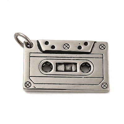 Ion Plating(IP) 304 Stainless Steel Pendants STAS-D067-16AS-1-1