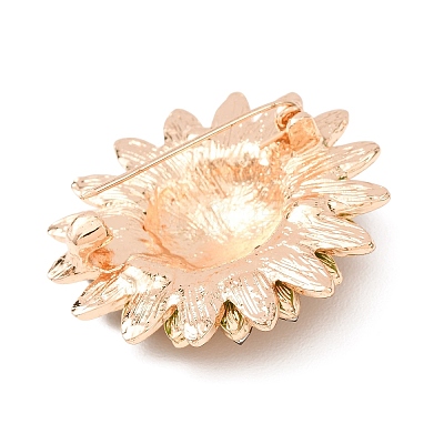 Alloy & Rhinestone Lapel Pin Brooches RB-CBA1388-01G-1