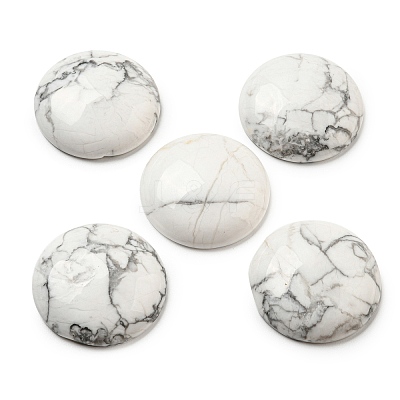 Natural Howlite Cabochons G-C115-02B-12-1
