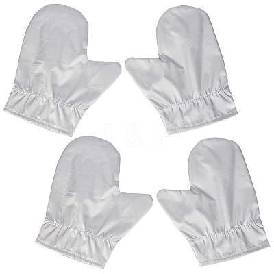 2 Pairs Polyester Microwave Oven Protective Gloves AJEW-CY0002-88-1