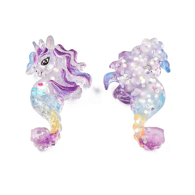 Transparent Resin Cabochons CRES-N018-055-1