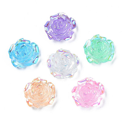 Transparent Resin Cabochons X-CRES-N030-001C-1