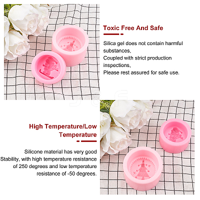 Christmas Theme Food Grade DIY Silicone Molds DIY-PH0027-84-1