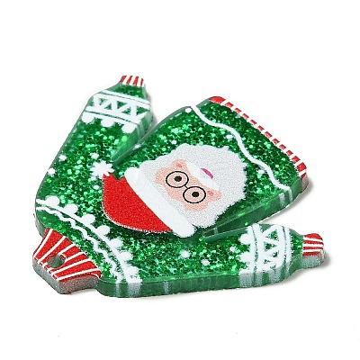 Christmas Themed Acrylic Pendants SACR-P022-03C-1
