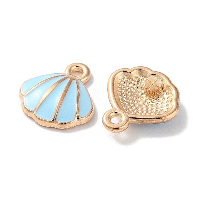 Alloy Enamel Pendants ENAM-O001-02D-G-1