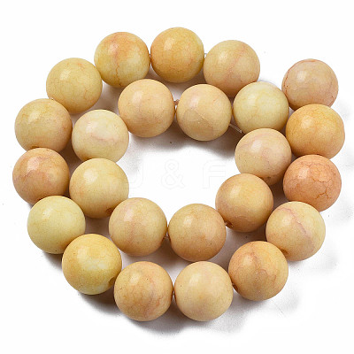 Crackle Glass Beads Strands GLAA-T026-01D-19-1
