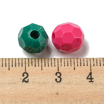 Opaque Acrylic Beads PACR-C006-21-1