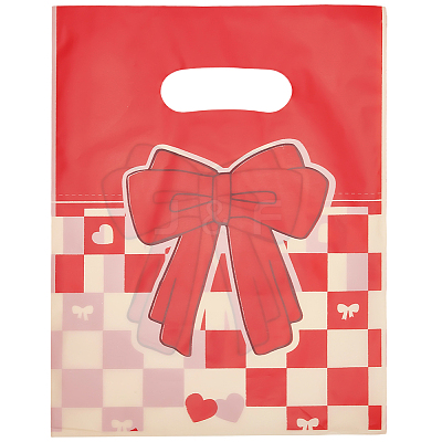 100Pcs Bowknot Printed Eco-Friendly Reusable Bags ABAG-SP0001-61A-D-1