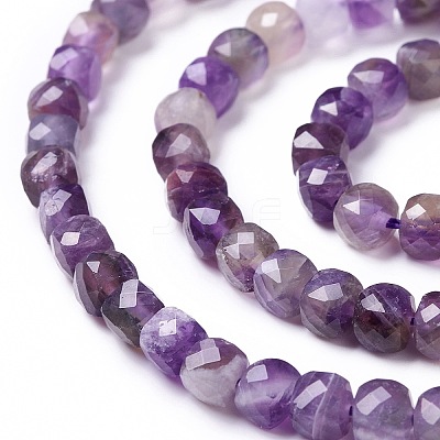 Natural Amethyst Beads Strands G-L581C-002-1