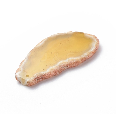 Natural Agate Slices Big Pendants G-E022-M-1