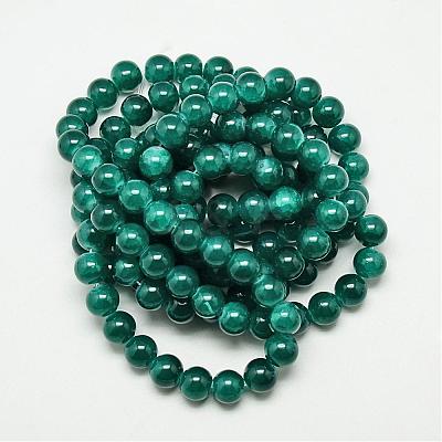 Baking Paint Crackle Glass Bead Strands DGLA-Q023-8mm-YS40-1