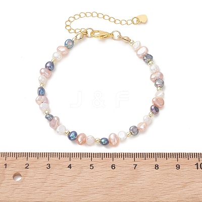 Natural Cultured Freshwater Pearl Beads Bracelets for Women BJEW-JB13773-1