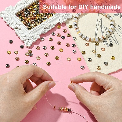 300Pcs 6 Styles CCB Plastic Beads FIND-YW0004-93B-1