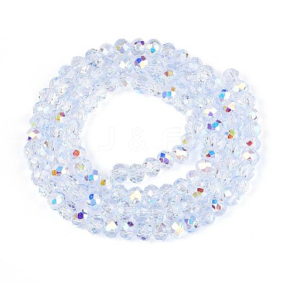 Transparent Glass Beads Strands LS-EGLA-N016-3mm-02-1