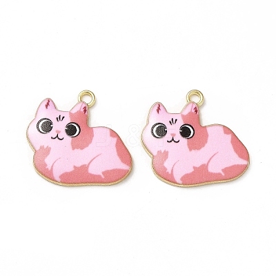 Alloy Enamel Pendants ENAM-M046-11G-F-1