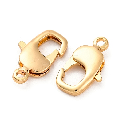 Brass Lobster Claw Clasps KK-H513-01B-G-1