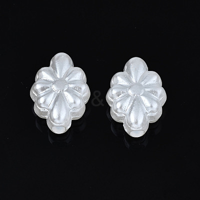 ABS Plastic Imitation Pearl Beads OACR-N008-143-1