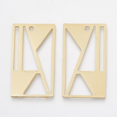 Smooth Surface Alloy Pendants PALLOY-S117-077-1