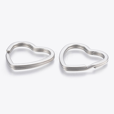 Tarnish Resistant 304 Stainless Steel Split Key Rings X-STAS-P197-034P-1