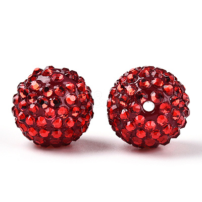 Transparent Resin Rhinestone Graduated Beads RESI-S314-10x12-05-1